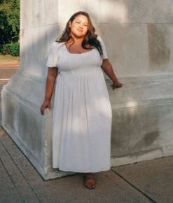 The Scarlet Dress Extended | Eggshell -Ivona Sale Store ExtendedScarlet1