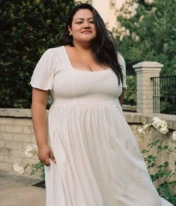 The Scarlet Dress Extended | Eggshell -Ivona Sale Store ExtendedScarlet2