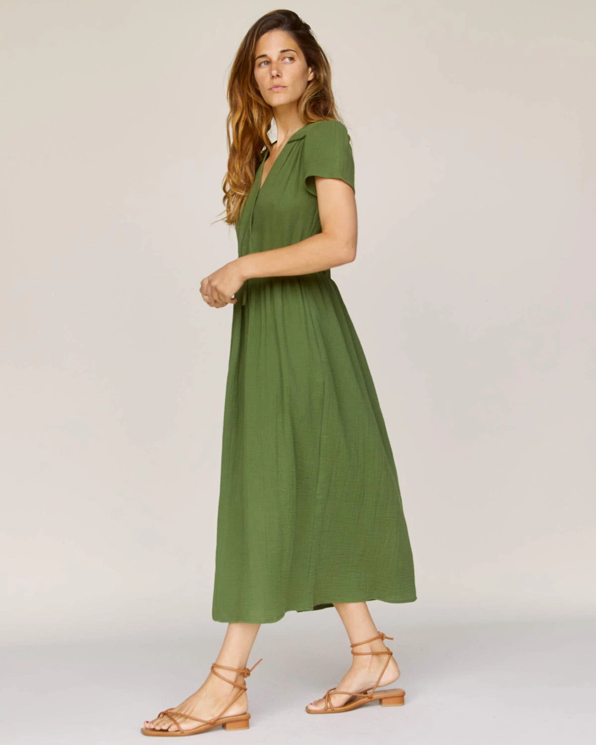 The Dawn Dress Petites | Forest Gauze 1 The Dawn Dress Petites | Forest Gauze