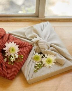 Upcycled Gift Wrapping | Honeydew Gingham 5 Upcycled Gift Wrapping | Honeydew Gingham -Ivona Sale Store FuroshikiCover cae81f25 a9ef 4f5a 9818 a0429edbc05a