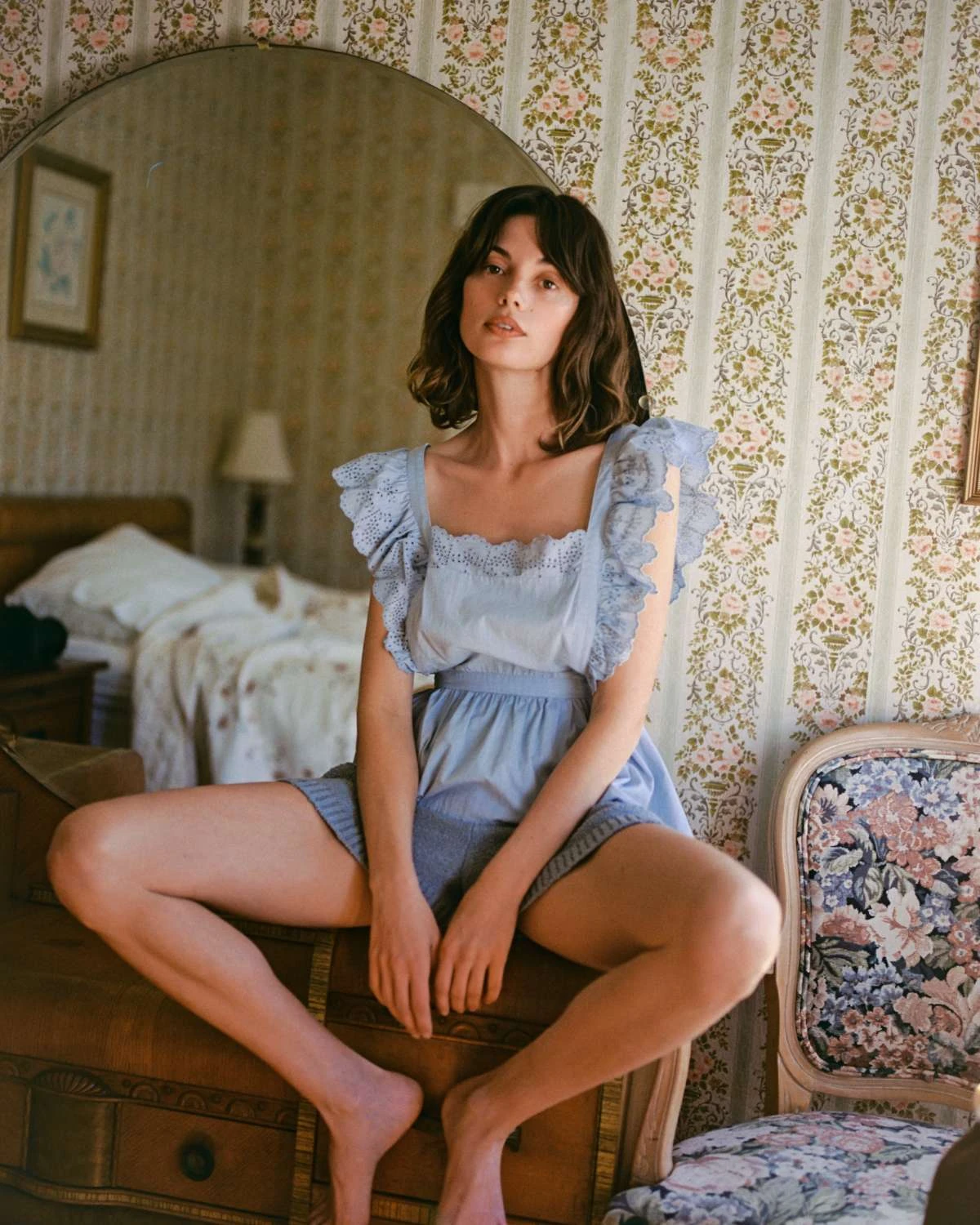 The Gianni Blouse | Celeste 1 The Gianni Blouse | Celeste