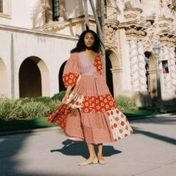 The Gina Dress | Patchwork Reds -Ivona Sale Store Gina fb feed 60219150 1fad 465a ae8b ad09060952ab