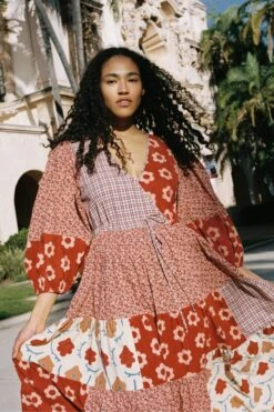 The Gina Dress | Patchwork Reds -Ivona Sale Store Gina3 b7483879 31a3 4369 9648 3f956ce2de84