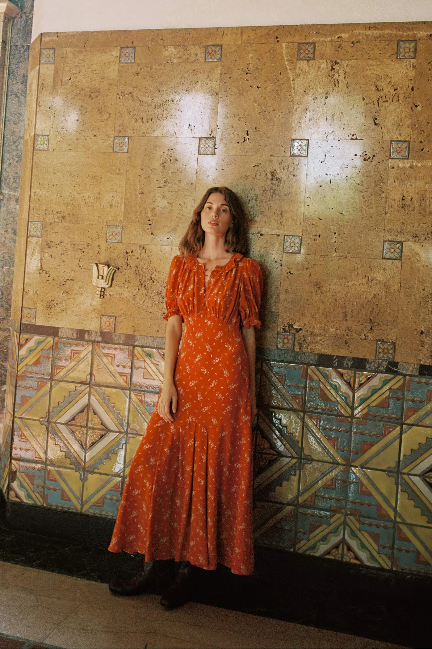 The Irene Dress | Mums Ditsy Ruby 5 The Irene Dress | Mums Ditsy Ruby - Image 5