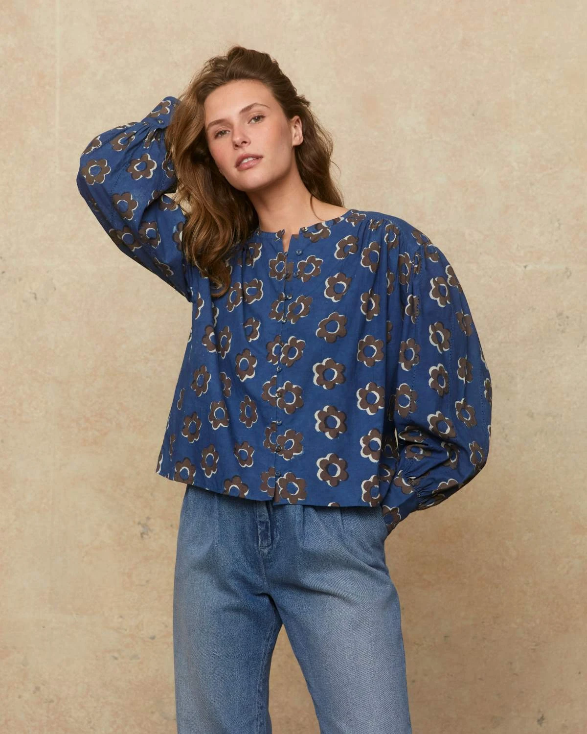 The Jaclyn Blouse | Indigo Daisy 1 The Jaclyn Blouse | Indigo Daisy