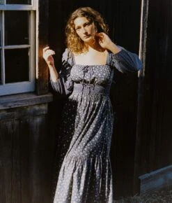 The Jennica Dress | Oat Straw Blue 16 The Jennica Dress | Oat Straw Blue -Ivona Sale Store Jennica2