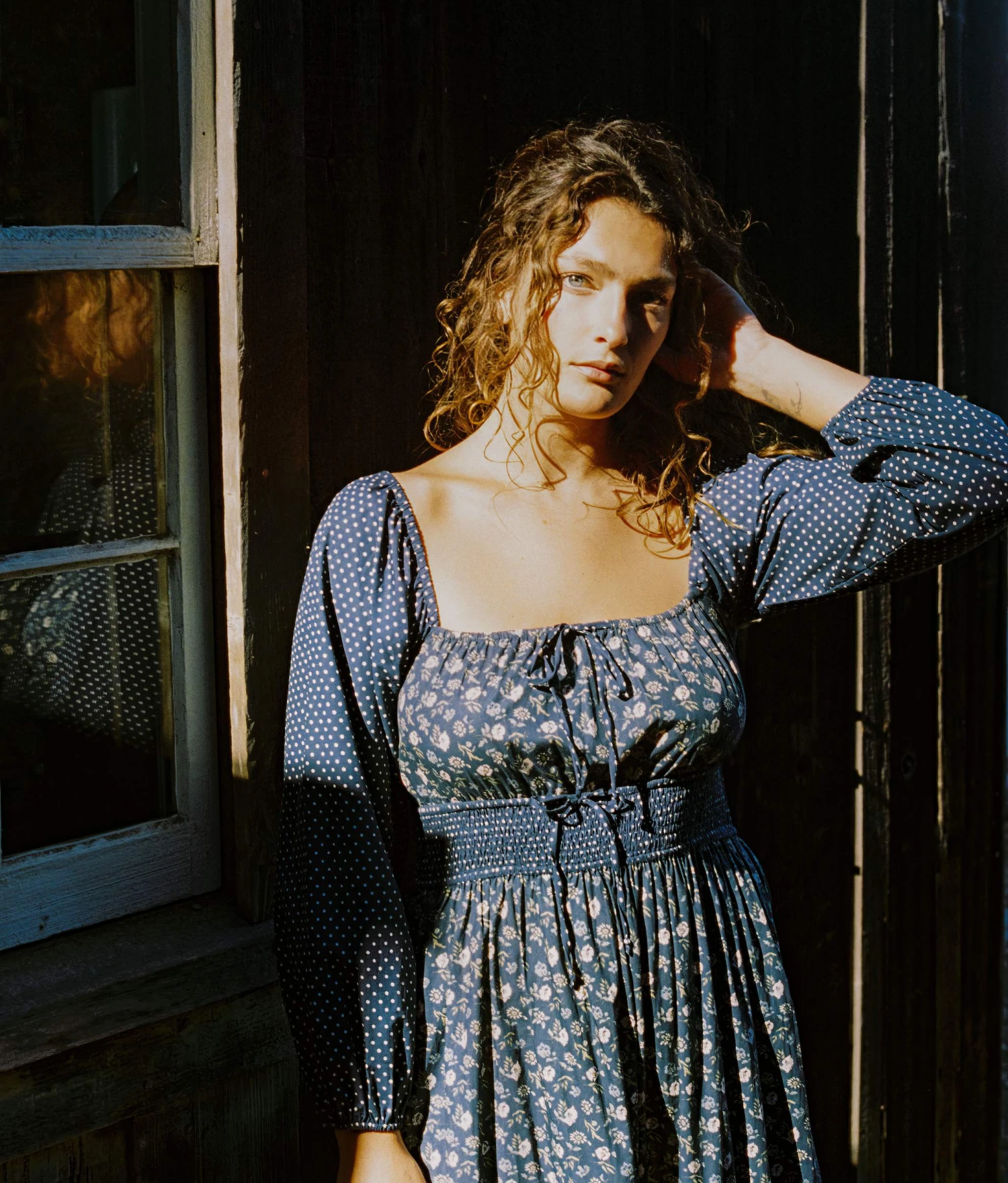 The Jennica Dress | Oat Straw Blue 5 The Jennica Dress | Oat Straw Blue - Image 5