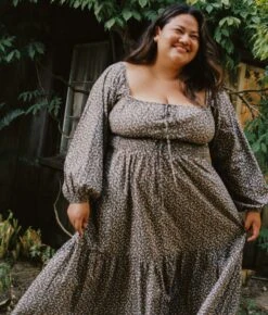 The Jennica Dress Extended | Noir Harvest -Ivona Sale Store Jennica3 a13dd80c 943e 4a3c bbdd 89c867f16257