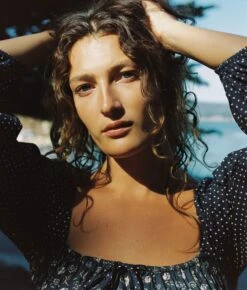 The Jennica Dress | Oat Straw Blue 15 The Jennica Dress | Oat Straw Blue -Ivona Sale Store Jennica6