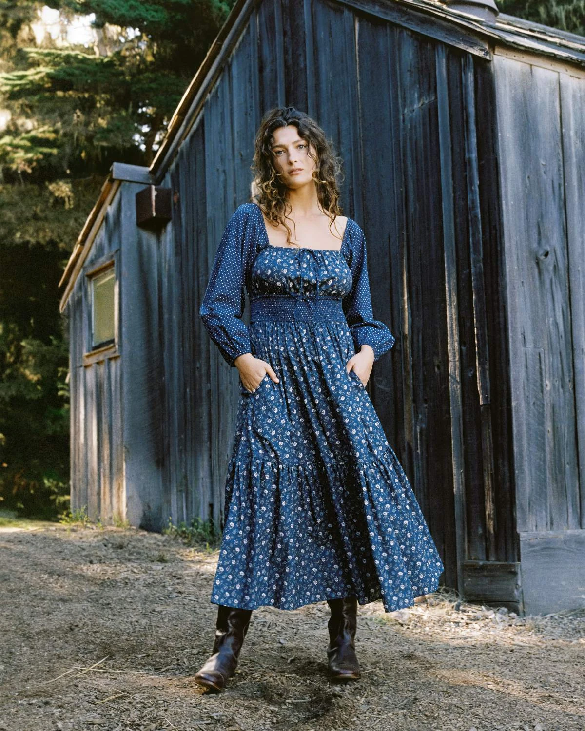 The Jennica Dress | Oat Straw Blue 1 The Jennica Dress | Oat Straw Blue