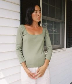 The Jolie Tee | Sage -Ivona Sale Store Jolie4