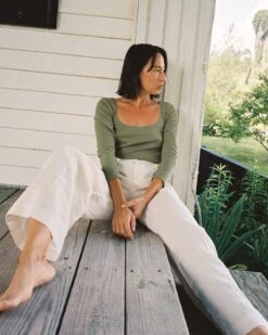 The Jolie Tee | Sage