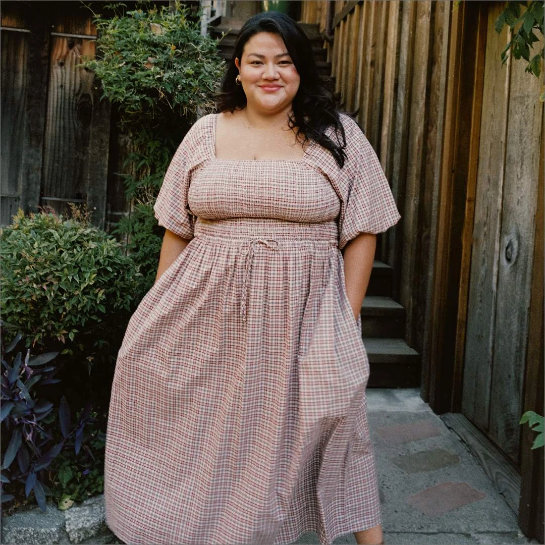 The Katrina Dress Extended | Winter Plaid 3 The Katrina Dress Extended | Winter Plaid - Image 3