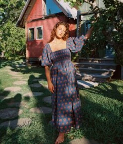 The Katrina Dress | Indigo Sunflower -Ivona Sale Store Katrina1 b0193036 3546 4c58 b590 b747a74b2f75