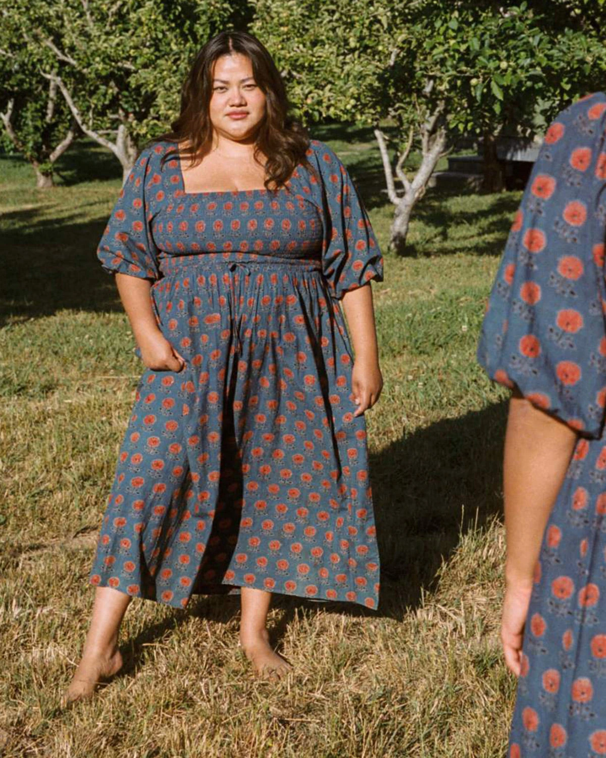 The Katrina Dress Extended | Indigo Sunflower 1 The Katrina Dress Extended | Indigo Sunflower