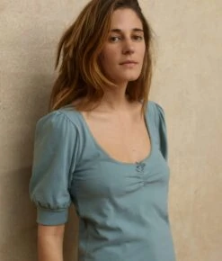 The Lana Top | Stormy Sea -Ivona Sale Store Lana