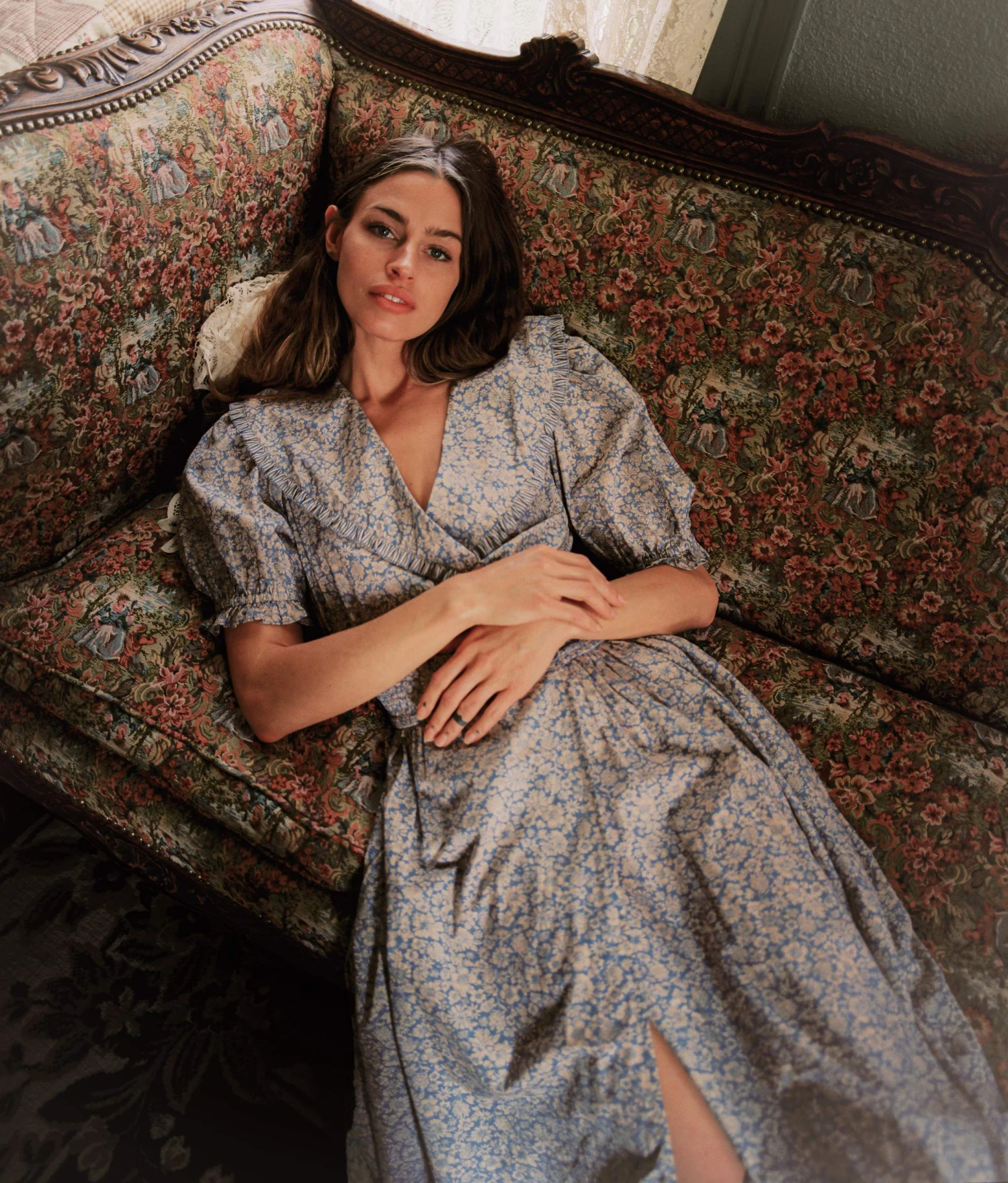 The Liliana Dress | Daisy Blue 3 The Liliana Dress | Daisy Blue - Image 3