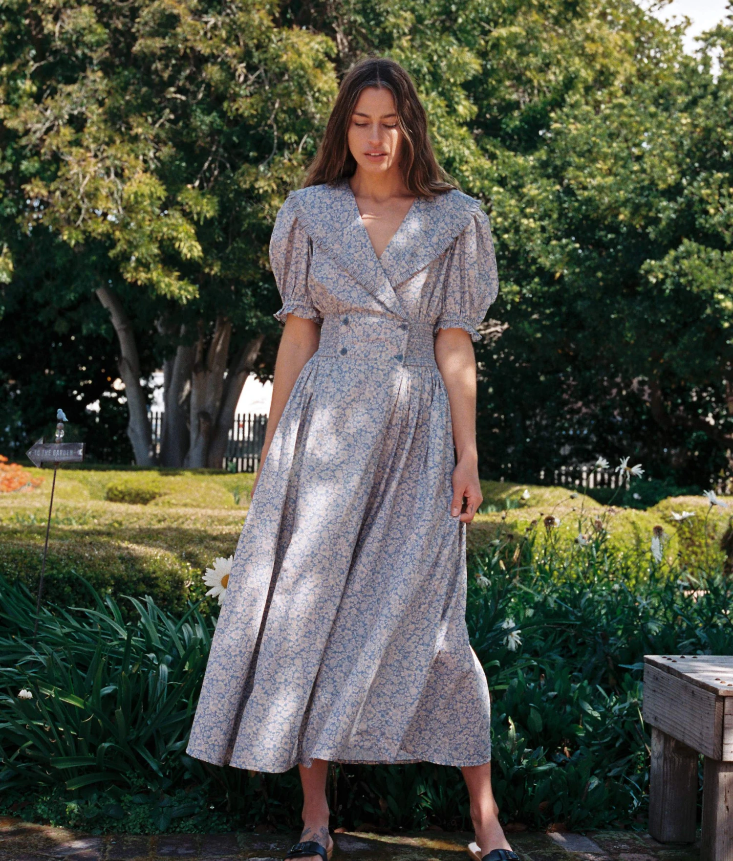 The Liliana Dress | Daisy Blue 4 The Liliana Dress | Daisy Blue - Image 4