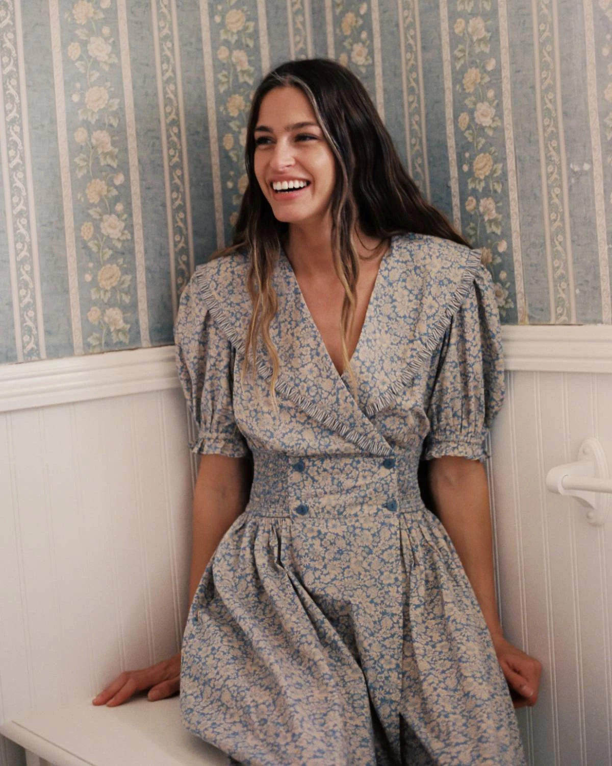 The Liliana Dress | Daisy Blue 1 The Liliana Dress | Daisy Blue