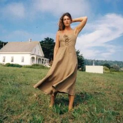 The Liza Dress | Olive Linen -Ivona Sale Store Liza fb feed a1f2718d 09b6 4476 ae13 8535acc7438c