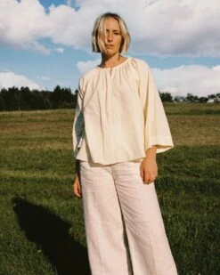 The Lorena Blouse | Chamomile Khadi