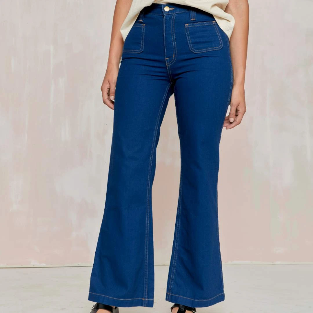 The Lula Jean | Cobalt Blue Denim 2 The Lula Jean | Cobalt Blue Denim - Image 2
