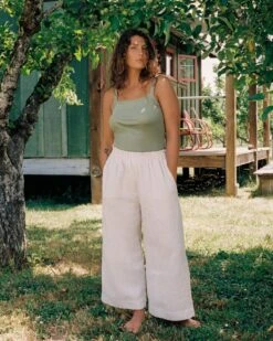 The Luna Pant | Oatmeal Linen