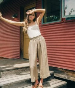 The Luna Pant | Sage Linen -Ivona Sale Store Luna 08b189a6 a208 4511 9320 099c1c0b5561