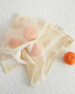 Organic Mesh Produce Bags (Set Of 3) -Ivona Sale Store MeshProduceBagsCover