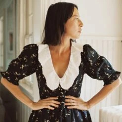 The Mischa Dress | Noir Dancing Chamomile -Ivona Sale Store Mischa fb feed 66003c7e fb01 460b a623 7f46da90983f