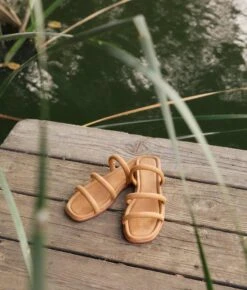 The Monroe Sandal | Walnut Leather -Ivona Sale Store Monroe