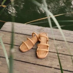 The Monroe Sandal | Walnut Leather -Ivona Sale Store Monroe fb feed