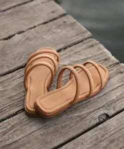 The Monroe Sandal | Walnut Leather -Ivona Sale Store Monroe5 mobile