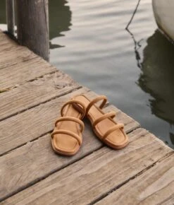 The Monroe Sandal | Walnut Leather -Ivona Sale Store Monroe7