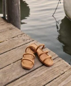 The Monroe Sandal | Walnut Leather -Ivona Sale Store Monroe7 mobile