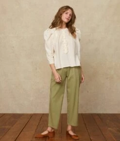 The Morgan Blouse | Pearl 10 The Morgan Blouse | Pearl -Ivona Sale Store Morgan1