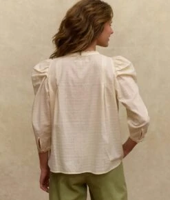 The Morgan Blouse | Pearl 9 The Morgan Blouse | Pearl -Ivona Sale Store Morgan3
