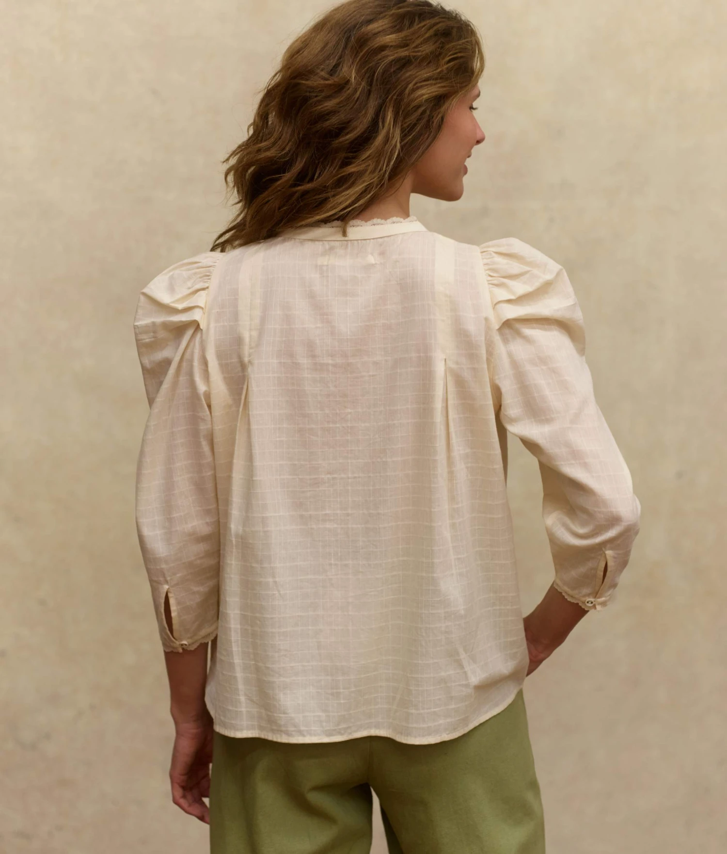 The Morgan Blouse | Pearl 4 The Morgan Blouse | Pearl - Image 4
