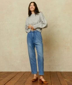 The Lena Jean | Stone Wash Denim 9 The Lena Jean | Stone Wash Denim -Ivona Sale Store NewLena3