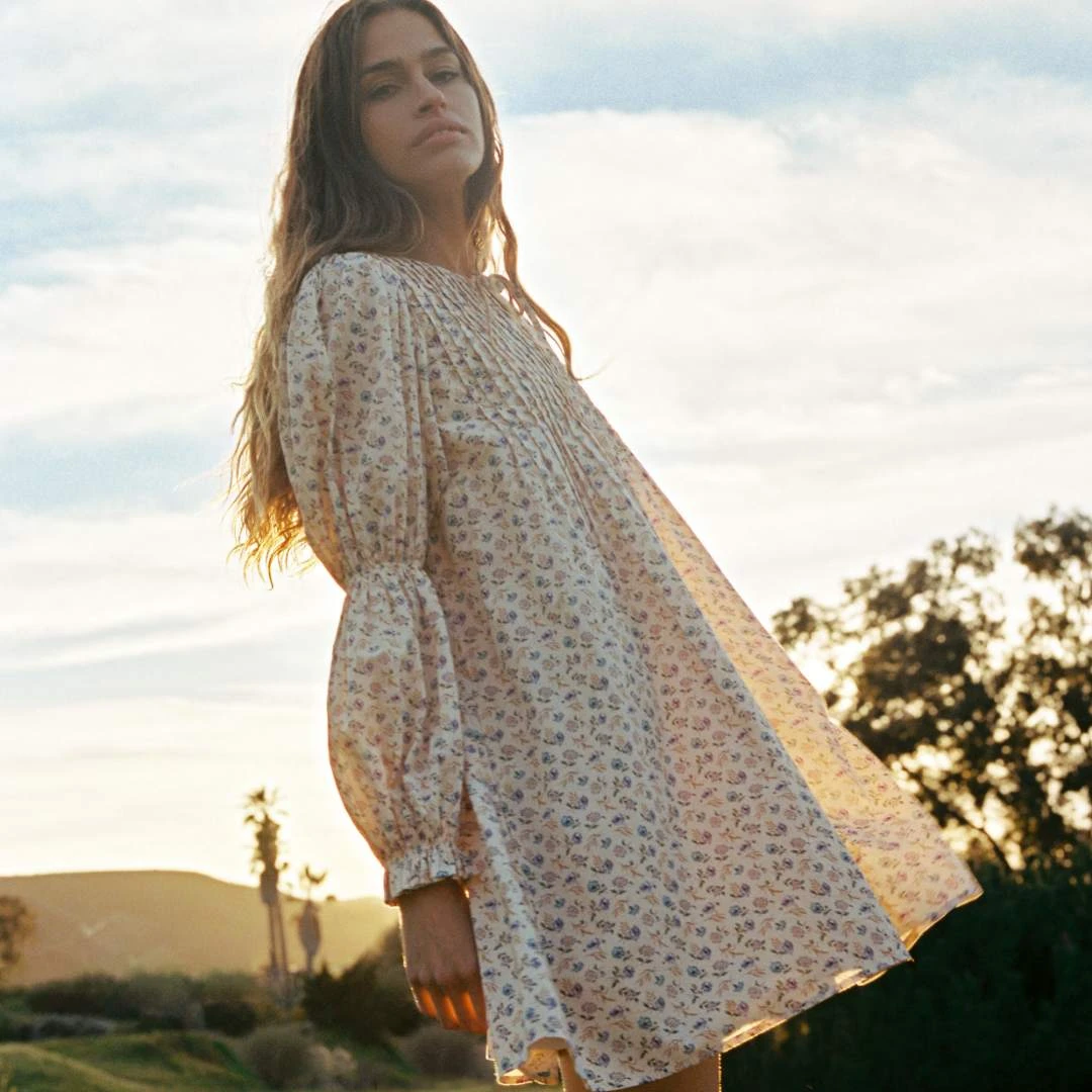 The Noor Dress | Oat Straw Cream 3 The Noor Dress | Oat Straw Cream - Image 3