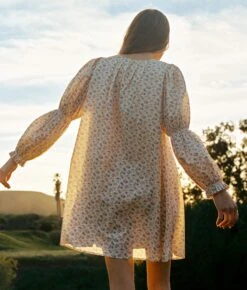 The Noor Dress | Oat Straw Cream 14 The Noor Dress | Oat Straw Cream -Ivona Sale Store Noor4