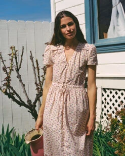 The Dawn Dress | Oat Straw Cream