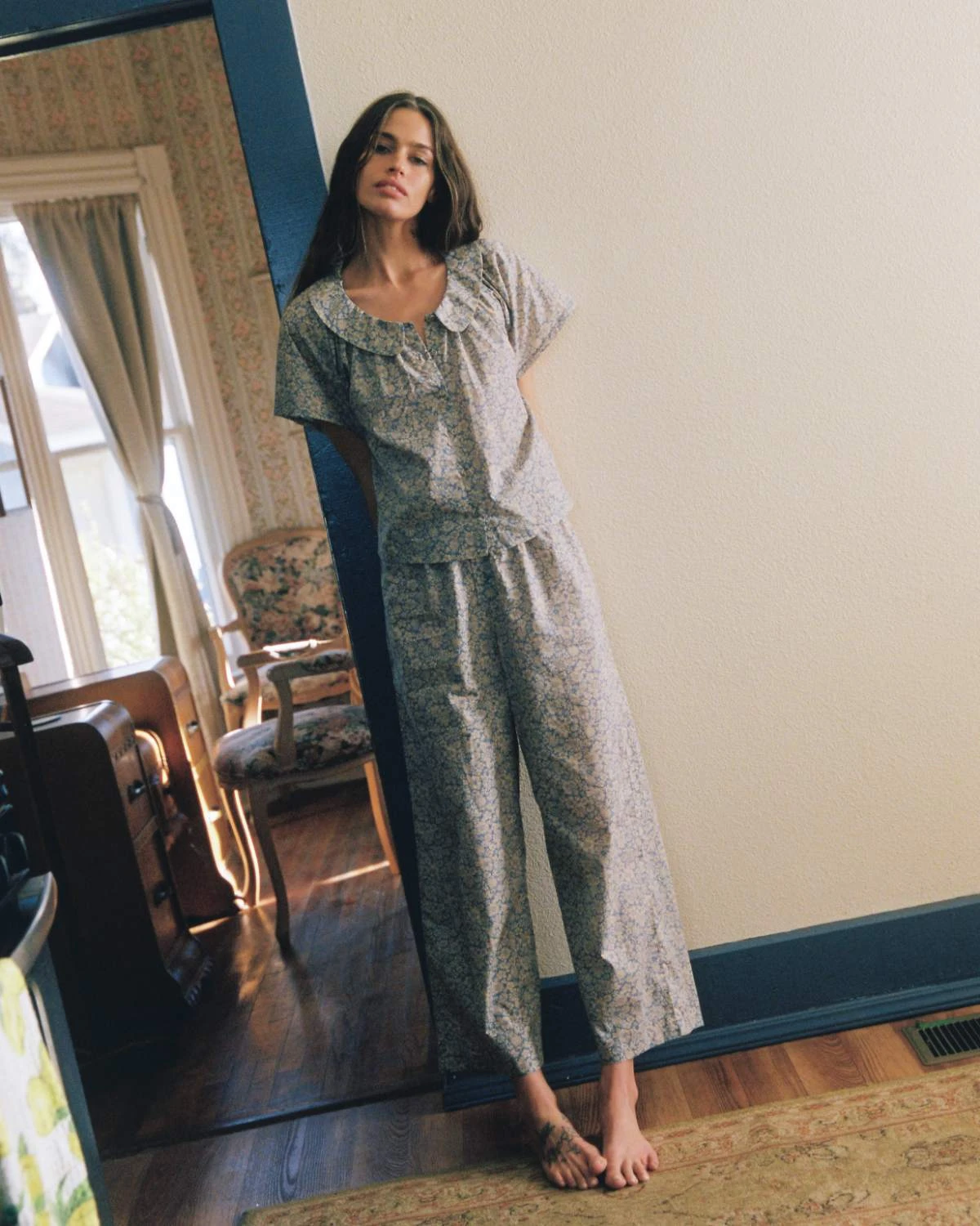 The Ojai PJ Set | Daisy Blue 1 The Ojai PJ Set | Daisy Blue