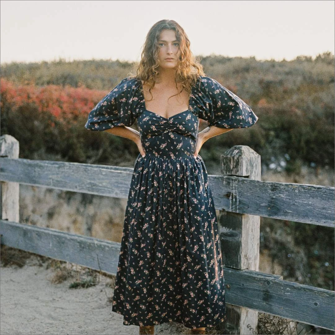 The Peyton Dress | Mums Ditsy Black 7 The Peyton Dress | Mums Ditsy Black - Image 7