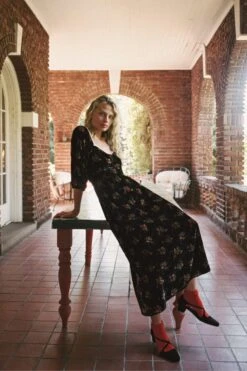 The Rachel Dress | Winter Plaid -Ivona Sale Store Rachel1