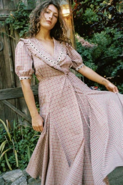 The Rachel Dress | Winter Plaid