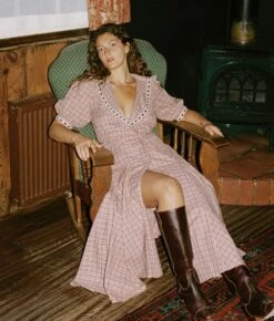 The Rachel Dress | Winter Plaid -Ivona Sale Store Rachel5 1