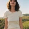 The Rayne Tee | White Pointelle