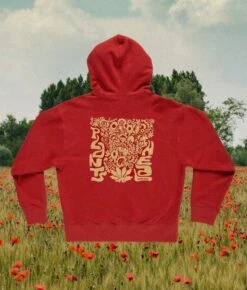 Plants Heal Hoodie | Red 14 Plants Heal Hoodie | Red -Ivona Sale Store RedHoodie4