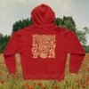 Plants Heal Hoodie | Red -Ivona Sale Store RedHoodieCover1